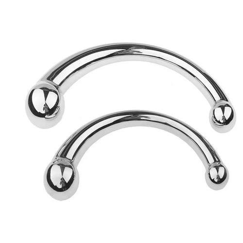 Double Anal Elegant 5858 Steel Hook Ended Stainless 0712